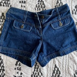 Ann Taylor LOFT denim shorts size 0